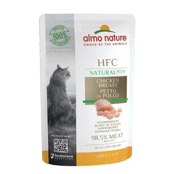 アルモネイチャー キャットフード オルタナティブ チキン胸肉のご馳走 55g 猫 ウェットフード パウチ 一般食 全猫種 成猫 グルテンフリー
