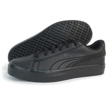 プーマ PUMA スニーカー メンズ レディース ローカット プーマ V コート バルク EB スニーカー ブラック 389908-02 黒