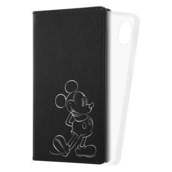 Xperia Ace III 『ディズニーキャラクター』/手帳型 FLEX CASE ホットスタンプ/ミッキーマウス ※送料無料(ポスト投函)