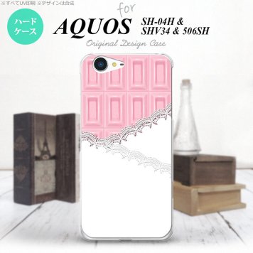 【SH04H】【スマホケース/スマホカバー】【アクオス ゼータ】SH04H スマホケース AQUOS ZETA SH04H カバー アクオス ゼータ イチゴチョコ・レース  nk-sh04h-739【メール便送料無料】