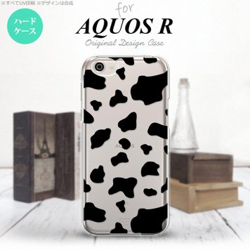【SH03J】【スマホケース/スマホカバー】【アクオス R】SH03J スマホケース AQUOS R SH-03J カバー アクオス R 牛柄 クリア nk-sh03j-479【メール便送料無料】