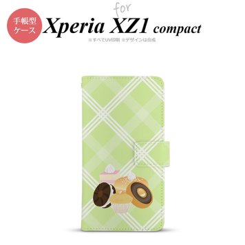 【手帳型 スマホ カバー ケース】【SO02K】【エクスペリア XZ1】手帳型 ケース SO-02K スマホ カバー Xperia XZ1 Compact エクスペリア ドーナツ nk-004s-so02k-dr662【メール便送料無料】