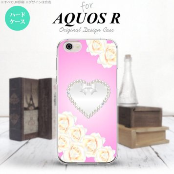 【SH03J】【スマホケース/スマホカバー】【アクオス R】SH03J スマホケース AQUOS R SH-03J カバー アクオス R ハート（D） ピンク nk-sh03j-234【メール便送料無料】