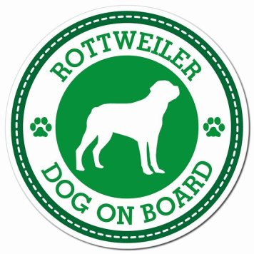 ROTTWEILER ロットワイラー グリーン 肉球 カーサイン 車 マグネットステッカー 犬 マグネット 強力 直径13cm 丸型 おしゃれ かわいい ドラレコステッカー 安全対策 危険運転 煽り運転 アニマル 動物 犬種別 屋外 防水 屋内 肉球マーク