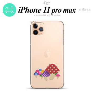 iPhone11ProMax iPhone11pro max スマホケース ハードケース きのこ クリア メンズ レディース nk-i11pm-741