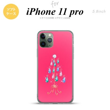 iPhone11Pro iPhone11 Pro スマホケース ソフトケース ツリーイヤリング ピンク メンズ レディース nk-i11p-tp632
