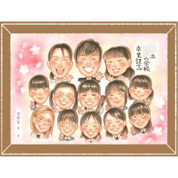 卒業のギフトに、家族の幸せな瞬間を似顔絵に残しませんか。初めての似顔絵注文でも安心です。 卒業 似顔絵 プレゼント 手描き 贈り物 ギフト 名入れ 卒業 記念 高校 学校 卒業式 大学 大人数 子供 学生 友達 クラス 修正無料 名入れ 下書き確認 サプライズ そっくり 実績多数 かわいい 卒業記念 一生もの 思い出 卒業式 卒寿祝い メモリアル 百寿祝い 結婚祝い お祝い返し 白寿祝い 喜ばれる