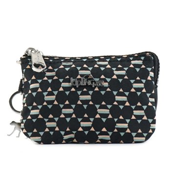 キプリング Kipling ポーチ K14294 95Z CREATIVITY S クリエイティビティエス 小物入れ SOFT GEO 幾何学柄ブラック系マルチ