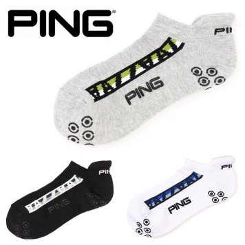 ピン ゴルフ ソックス ポリエステル綿混アンクルソックス メンズ PING 621-5186101 【2025年春夏モデル】 お誕生日祝い お祝い 記念品 お父さん 父の日 彼氏 男性 30代 40代 50代 60代 還暦祝い 敬老の日  人気プレゼント プレゼント