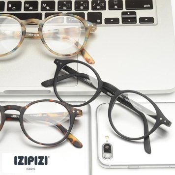 IZIPIZI ブルーライトカット リーディンググラス ボストン SCR#D