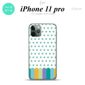 iPhone11Pro iPhone11 Pro スマホケース ハードケース クレヨン 緑 メンズ レディース nk-i11p-1434