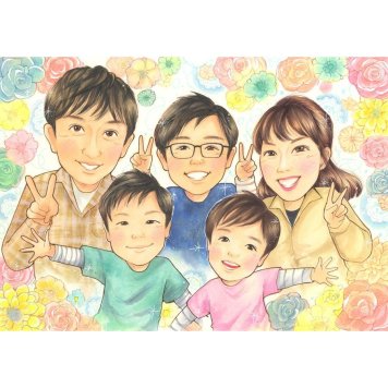 プレゼント 家族 似顔絵 ギフト 贈り物 名入れ 手描き 記念日 誕生日 記念 お祝い 感謝 大人数 家族 父 祖父母 母 両親 下書き確認 修正無料 名入れ 宝物 かわいい 一生もの 喜ばれる 記念 節目 感謝 思い出 サプライズ 親孝行 オーダーメイド 実績多数 笑顔 感動 記念品 12月25日 2月 ダイヤモンド婚式 卒部 77歳 金婚式 就任 冬 お母さん