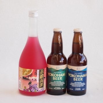 鍛高譚とクラフトビール3本セット(合同酒精赤鍛高譚20度(北海道) 横浜ビール ピルスナー(神奈川県) 横浜ビール ラガー(神奈川県)) 720ml×1本 330ml×2本