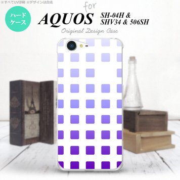 【SH04H】【スマホケース/スマホカバー】【アクオス ゼータ】SH04H スマホケース AQUOS ZETA SH04H カバー アクオス ゼータ スクエア パープル nk-sh04h-1362【メール便送料無料】