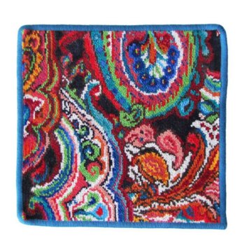 フェイラー FEILER ハンカチ ハンドタオル フェイスタオル 25cm×25cm MAHARANI マハラニ ペトロール 【スペシャルラッピング660円(別売り)】 誕生日 結婚祝い 結婚式 結婚記念日 出産祝い バレンタイン 高級 ホワイトデー 母の日