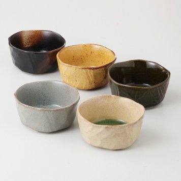 蔵出し角小鉢揃 磁器 美濃焼 やきものの里から、暮らしを贈ります。　ギフト 食器 セット テーブルウェア