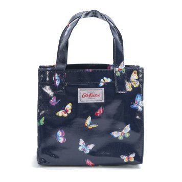 キャスキッドソン Cath Kidston トートバッグ 1009705 106130618281102 SMALL BOOKBAG スモール ブックバッグ トート NAVY/BUTTERFLIES ネイビー系＋バタフライ柄マルチカラー