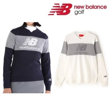 ニューバランス ゴルフ レディース ニット CREW NECK KNIT PULLOVER New Balance Golf 012-4270507 2024年秋冬モデル お誕生日祝い お祝い 記念品 30代 40代 50代 60代 母の日 お母さん 還暦祝い 敬老の日 彼女 人気プレゼント プレゼント