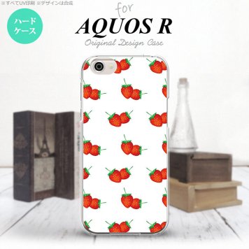 【SH03J】【スマホケース/スマホカバー】【アクオス R】SH03J スマホケース AQUOS R SH-03J カバー アクオス R 苺・イチゴ  nk-sh03j-042【メール便送料無料】