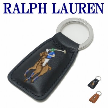 ポロ ラルフローレン RALPH LAUREN キーホルダー キーリング メンズ ビッグポニー ブラック 黒 RL-KEY-M1 【ネコポス】 ブランド 人気