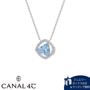 【無料ラッピング】 カナルヨンドシー Canal 4℃ カナル4℃ ネックレス シルバー サマーコレクション ブルー シンセティックスピネル レディース ブランド 正規品 新品 ギフト プレゼント 人気 おすすめ 誕生日 記念日 クリスマス 送料無料 4cc521955