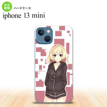 iPhone13mini iPhone13 mini ケース ハードケース 女の子 A ピンク  nk-i13m-1322