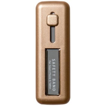 ミヨシ 2WAYシリコンフィンガーバンド スタンド機能付き ゴールド SAC-SB01/GD