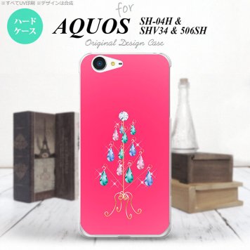【SH04H】【スマホケース/スマホカバー】【アクオス ゼータ】SH04H スマホケース AQUOS ZETA SH04H カバー アクオス ゼータ ツリーイヤリング ピンク nk-sh04h-632【メール便送料無料】