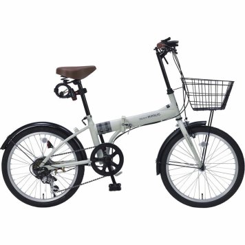 マイパラス 20インチ折りたたみ自転車 バスケット・ライト・カギ付き MF205-IC【直送品】［送料無料］ 法人ギフト 職場 男性 女性 20代 30代 40代 50代 60代 70代 還暦祝い 米寿 古希 喜寿 金婚式 結婚祝い 退職祝い 開店祝い 新築祝い 快気祝い 記念日 内祝 御歳暮 お歳暮 クリスマス 御年賀 お年賀 法事 お供 香典返し