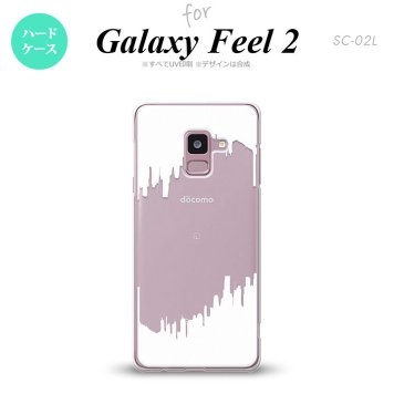 Galaxy Feel 2 ギャラクシー フィール 2 SC-02L スマホケース カバー ハードケース イラストデザイン（B） 白 nk-sc02l-196[スマホ,スマホケース,スマホカバー,ケース,カバー,ジャケット]