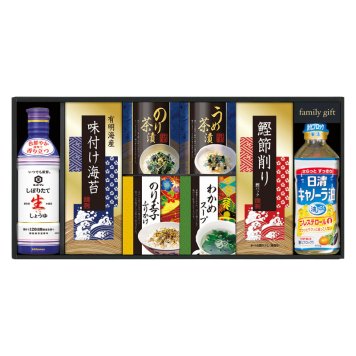 キッコーマン生しょうゆ&和食詰合せ  ／セット・詰め合わせ 調味料 食品 お中元 御中元 ギフト 暑中 残暑 お盆 初盆 新盆 お供 御供 ギフト 2026 送料無料 ギフト プレゼント プチギフト 内祝い 快気祝い 出産祝い 結婚祝い 引出物 新築祝い お返し