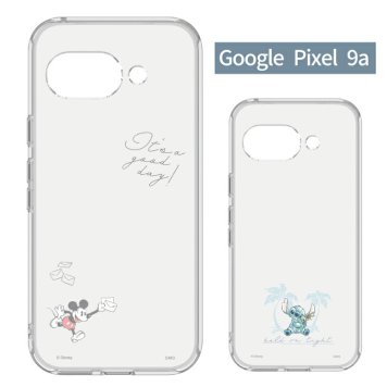 ディズニー GooglePixel9a ケース  ミッキーマウス スティッチ クリア 透明 スマホ カバー Disney キャラクターグッズ グーグル ピクセル エアクッション ハイブリッド 耐衝撃 グーグル ピクセル ClearCase DNG-263