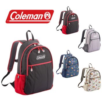Coleman コールマン ウォーカーミニ キッズリュック mini キッズ リュックサック バックパック デイパック ロゴ ワンポイント 総柄 アウトドア 使いやすい チェストベルト リフレクター サイドポケット シンプル 小さめ 通園 通学 遠足 学童 習い事 塾 お出かけ