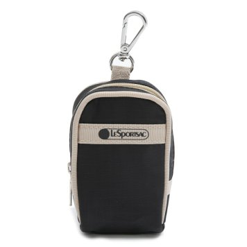 レスポートサック LeSportsac ポーチ マルチケース バッグチャーム 3841 C333 ZIPPER POUCH ジッパー ポーチ SPECTATOR NOIR ブラック系