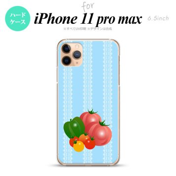 iPhone11ProMax iPhone11pro max スマホケース ハードケース ベジタブル トマト 青 メンズ レディース nk-i11pm-666