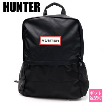 HUNTER ハンター リュック UBB6028KBM ORIGINAL NYLON BACKPACK オリジナル ナイロン バックパック 24.5L 防水 撥水 A4収納 13インチ PC収納 ノートPC対応 通勤 通学 メンズ レディース ユニセックス ブラック 黒 軽量 リュックサック デイパック