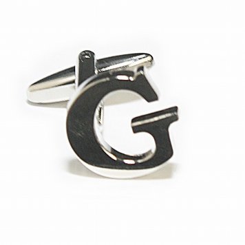 鎌倉カフス工房 アルファベットGカフスボタン（バラ売り）・カフリンクス メンズ  cf313 結婚式 旦那 プレゼント ギフト 彼氏 父の日 誕生日プレゼント