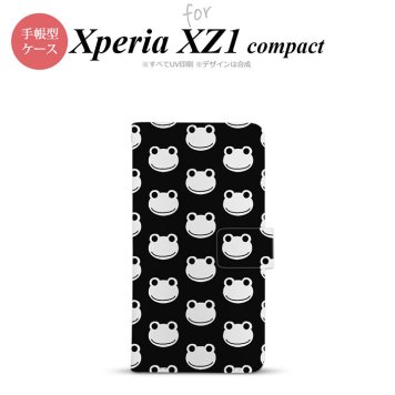 【手帳型 スマホ カバー ケース】【SO02K】【エクスペリア XZ1】手帳型 ケース SO-02K スマホ カバー Xperia XZ1 Compact エクスペリア カエル・かえる （H） nk-004s-so02k-dr168【メール便送料無料】