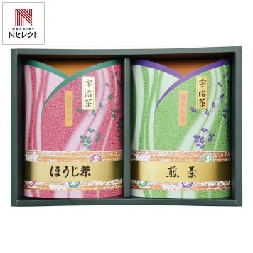 京都 仲井芳東園 宇治銘茶 詰め合わせ ギフトセット 2種 計2個入 宇治茶 セット 日本茶 煎茶 京都産 茶葉【北海道・沖縄県・離島 配送不可】
