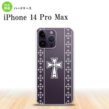 iPhone14 ProMax iPhone14 Pro Max スマホケース 背面ケース ハードケース ゴシック クリア 白 2022年 9月発売 nk-i14pm-1008