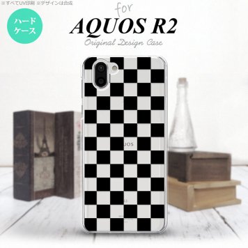 AQUOS R2 アクオス アール2 SH-03K SHV42 専用 スマホケース カバー ハードケース スクエア 黒 nk-r2-031[スマホ,スマホケース,スマホカバー,ケース,カバー,ジャケット]