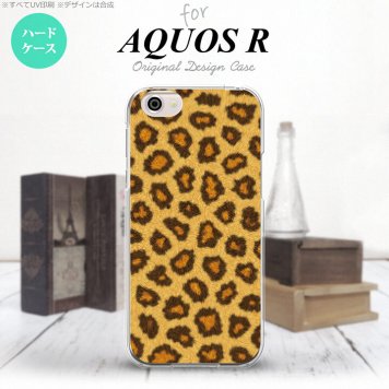 【SH03J】【スマホケース/スマホカバー】【アクオス R】SH03J スマホケース AQUOS R SH-03J カバー アクオス R 豹柄 茶 nk-sh03j-025【メール便送料無料】