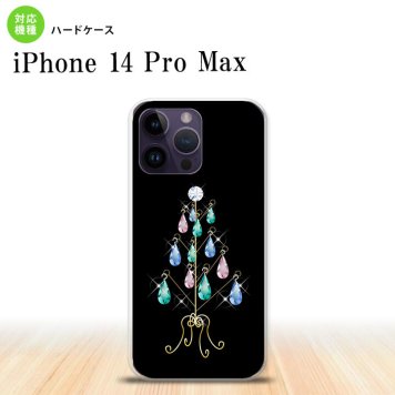 iPhone14 ProMax iPhone14 Pro Max スマホケース 背面ケース ハードケース ツリーイヤリング 黒 2022年 9月発売 nk-i14pm-631