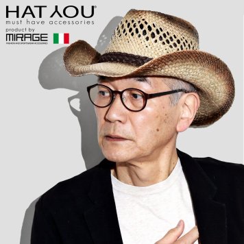 HAT YOU ハット カウボーイハット メンズ 通気性 ラフィア 帽子 ラフィアハット イタリアブランド ハットユー ウエスタンハット 30代 40代 50代 60代 ファッション おしゃれ 男性 通販 ギフト 父の日