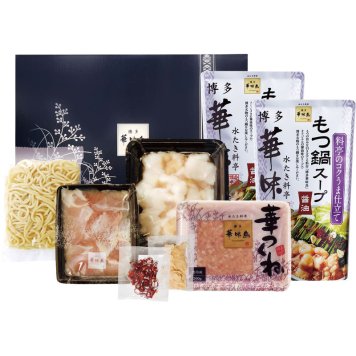 博多華味鳥 もつ鍋セット M-A1【直送品】［送料無料］ 