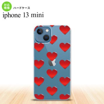 iPhone13mini iPhone13 mini ケース ハードケース ハート A 赤  nk-i13m-017