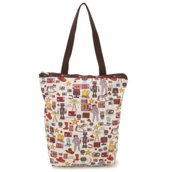 レスポートサック LeSportsac トートバッグ DAILY TOTE 2432 E301 デイリートート BUCKAROO TOO バッカルートゥー ホワイト系マルチカラー ショルダーバッグ 新品