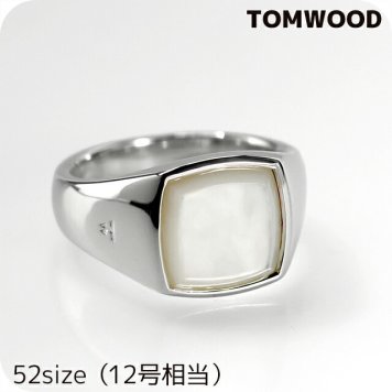 トムウッド リング メンズ レディース ブランド TOMWOOD Kay Ring White MOP 52size 101283 シルバー アクセサリー