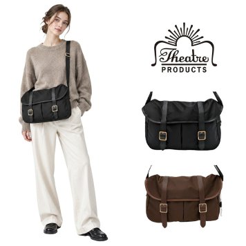 THEATERPRODUCTS シアタープロダクツ ショルダーバッグ 斜め掛け ショルダー かばん 普段使い 使いやすい レディース ギフト プレゼント ブラック cl250747