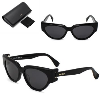 マックスマーラ サングラス MAX MARA MM0139/S 01A 55 サングラス グローバルフィット MM0139-01A-55 ブラック グレー ユニセックス